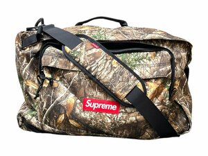 Supreme (シュプリーム) Duffle Bag Real Tree Camoダッフルバッグ リアルツリー カモ 迷彩 19AW ボックスロゴ ブラウン系 メンズ /027