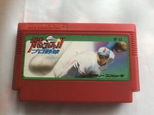 任天堂 Nintendo ファミリーコンピュータ 燃えろ！！プロ野球