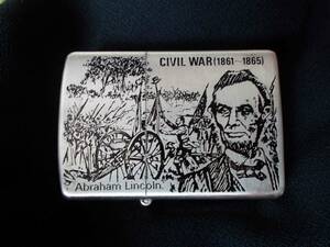 ZIPPO　ジッポー　ライター　CIVIL WAR　Abraham Lincoln　エイブラハム リンカーン　1993年　