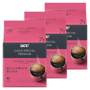 UCC GOLD SPECIAL PREMIUM ドリップコーヒー フローラルダンス 21杯分（7杯×3個)【アイスコーヒー】【焙煎】