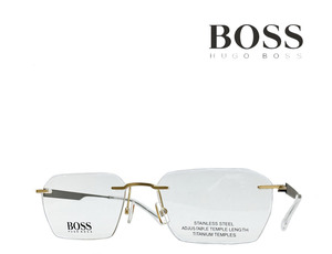 【HUGO BOSS】ヒューゴ ボス　メガネフレーム　BOSS 1265A　AOZ　マットライトゴールド　国内正規品