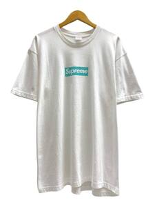 Supreme × TIFFANY & Co. (シュプリーム×ティファニー) 21FW Box Logo Tee ボックスロゴ Tシャツ 半袖 XL ホワイト メンズ/036