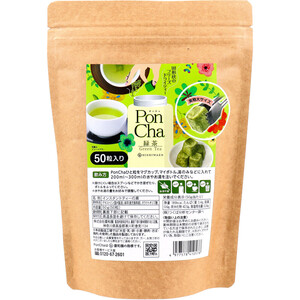 まとめ得 ※PonCha(ポンチャ) 緑茶 50g(50粒入) x [4個] /k