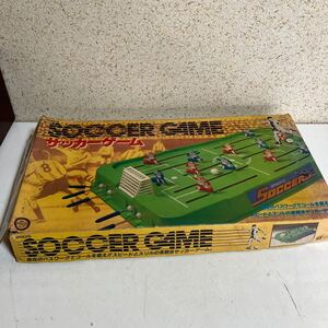 中古 昭和レトロ◆ボードゲーム◆エポック社 サッカーゲーム 当時物 サッカー盤　ヴィンテージ　玩具　