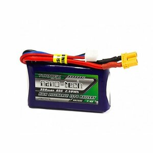 no2 Turnigy nano-tech 7.4V 350mAh 65C130C リポ リチウムポリマー バッテリー