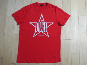 ディーゼル☆DIESEL☆赤色☆☆Tシャツ☆Sサイズ☆