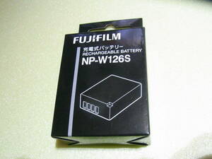 【新品】　【即決】 FUJIFILM 富士フィルム 【純正品】 バッテリー NP-W126S 未開封品