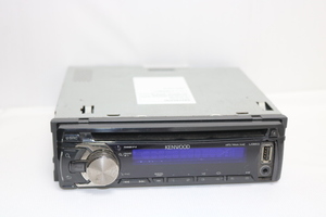 カーステレオ KENWOOD U383D Y21-8640-05 FM USB AUX CD プレーヤー 本体のみ