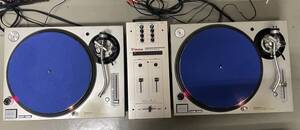 DJセット Technics SL1200-MK3D　2台 Vestax PMC06 ProA １台　中古完動品　テクニクス　ベスタックス