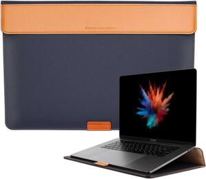 BEFINE MacBook Pro 16 スタンドポーチ ネイビーブルー