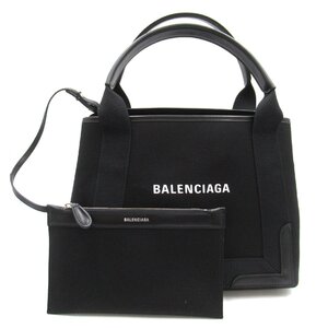 バレンシアガ ネイビー スモール カバス ブランドオフ BALENCIAGA キャンバス トートバッグ コットンキャンバス