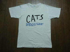 　美品　90s　ヴィンテージ　CATS　キャッツ　半袖　Tシャツ　劇団四季　ミュージカル　舞台　演劇