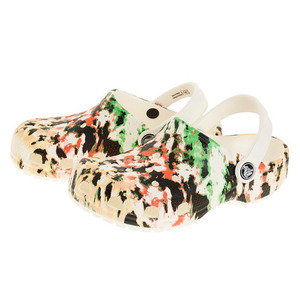 15cm クロックス クラシック タイダイ マニア クロッグ classic tie dye mania clog マルチｘホワイト C7 新品