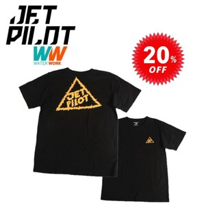 ジェットパイロット JETPILOT Tシャツ セール 20%オフ 送料無料 サンダー メンズ Tシャツ S22609 ブラック M