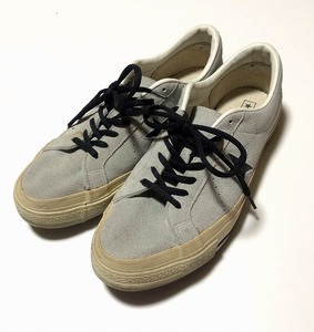 [USED] CONVERSE ONE STAR SUEDE OFF×BLK　９　日本製復刻