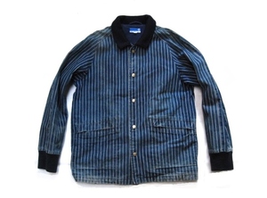 日本製 UNITED ARROWS アローズ M ブルーレーベル BLUE：LABEL ストライプ ジャケット