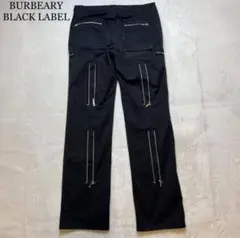 BURBERRY BLACK LABEL バーバリー ボンテージパンツ 黒