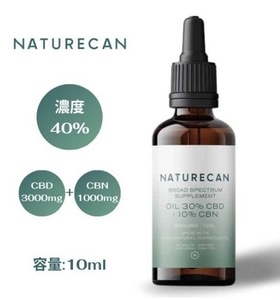 ネイチャーカン CBD30% & CBN10% オイル 10ml