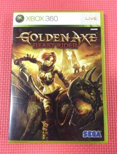 【GM6068/60/0】Xbox360ソフト★海外版 ゴールデンアックス：ビーストライダー★アクション★Golden Axe: Beast Rider★説明書付き★