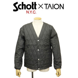 Schott (ショット) X TAION タイオン 4253002 DOWN JKT ダウンジャケット 410 CHARCOAL XL