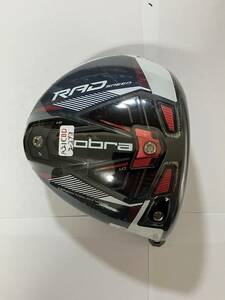 [未使用] コブラ COBRA KING RAD SPEED ドライバー ヘッドのみ 1W 10.5° ヘッドカバー/レンチ付き