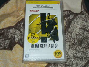 新品 送料無料 PSPソフト METAL GEAR ACID 2 [Best版] 即決