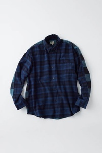 東洋エンタープライズ　GOLD　GL29138 / COTTON NEL CHECK SHIRT SWITCH B.D SHIRT　新品　M　完売品