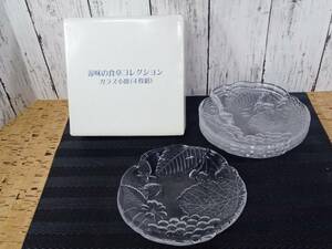 涼味の食卓コレクション ガラス小皿(4枚組) 曽我ガラス株式会社 エイボン・プロダクツ