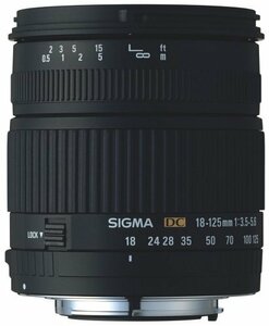 シグマ 18-125mm F3.5-5.6 DC デジタル専用 フォーサーズ用　(shin