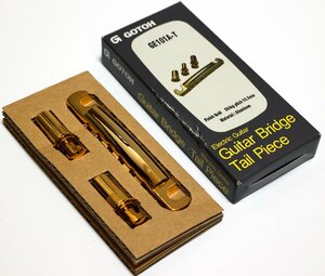 未使用！ゴトー【GOTOH】ギター テールピース GE101A-T-GG ゴールド アルミ製