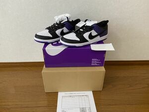 ★ 新品★ 28.5cm Nike SB Dunk Low Pro Court Purple US10.5 ナイキ ダンク ロー プロ コートパープル BQ6817-500 TIGHTBOOTH Black Fog