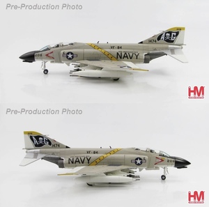 希少 未開封品 ホビーマスター HOBBYMASTER HA1968 1/72 F-4B アメリカ海軍 第84戦闘飛行隊「ジョリーロジャース」65年 ダイキャスト完成品