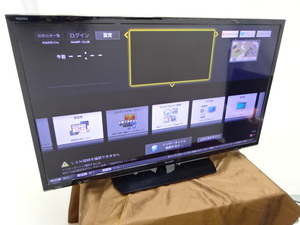 シャープ　２０２４年製　AQUOS　３２型　LED　液晶テレビ　２T―B３２AB１　リモ無し　USED品