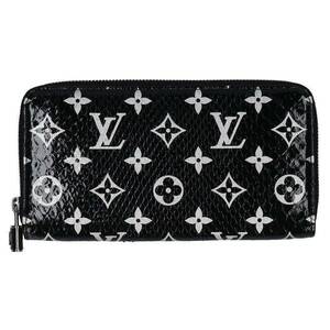 ルイヴィトン LOUISVUITTON N96955 エキゾチック ジッピーウォレット パイソンレザーモノグラムラウンドジップ長財布 中古 BS99