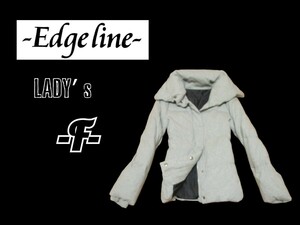 送料無料 レディースF◇Edge Line◇ダウンジャケット gray