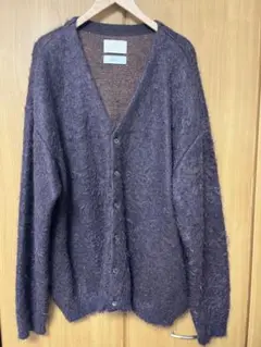 YOKEforGraphpaper MohairJacquardCardigan