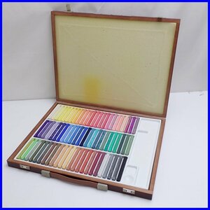 ★未使用 Faber Castell/ファーバーカステル Polychromos Pastel 72色セット/パステル/木箱付き/画材/アート用品/美術&1907800098