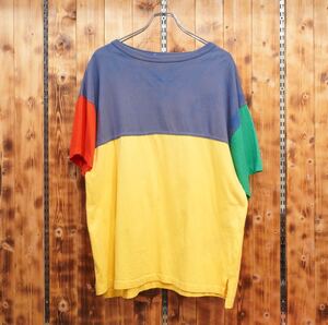 80s90s alore クレイジー　Tシャツ　XL/フェード