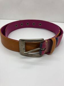 Paul Smith ポールスミス　 レザーベルト　 英国製 革製　ラージ