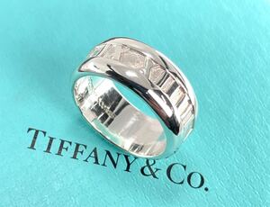 ★美品★ TIFFANY & Co. ティファニィー・アトラスリング・シルバー925 刻印 15号〜16号