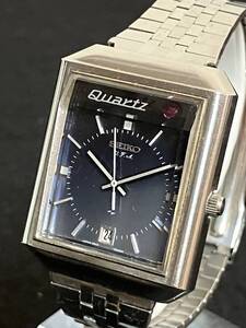 □ 希少！ SEIKO セイコー クオーツ V.F.A. セコンドフラッシュ ブルー 3922-5010　281347