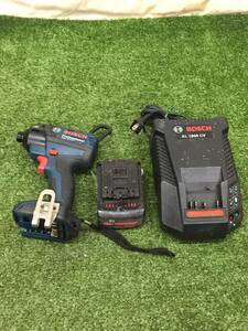 【中古品】BOSCH(ボッシュ) 18Vバッテリーインパクトドライバー GDR18V-EC /IT966EYMBOT1