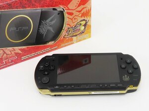 ○【SONY ソニー】PSP-3000 MONSTER HUNTER PORTABLE 3rd ハンターズモデル