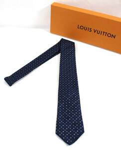 Y6219＃◆未使用品◆LOUIS VUITTON ルイ・ヴィトン ネクタイ モノグラム グラディエント ドッツ 8cm M76844 シルク100％