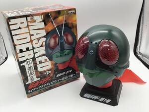 ＃39　BANPRESTO/バンプレスト 仮面ライダー旧1号 ライダーマスクディスプレイ～桜島1号編～ フィギュア 中古 箱付 高さ約22cm 置物 頭