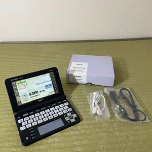 ▲送料無料 ▲CASIO カシオ EX-word 電子辞書 XD-U6100BK 中古品