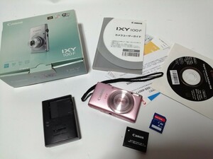 動作確認済み Canon キャノン IXY 100F コンパクトデジタルカメラ 外箱付き 美品