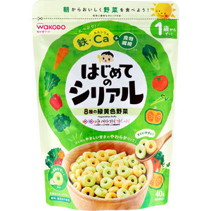 まとめ得 ※和光堂フード はじめてのシリアル 8種の緑黄色野菜 40g x [12個] /k