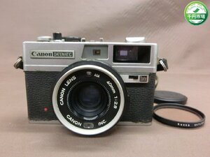 【N2-1298】CANON DATEMATIC 1:2.8 40mm デートマチック フィルムカメラ 現状品【千円市場】