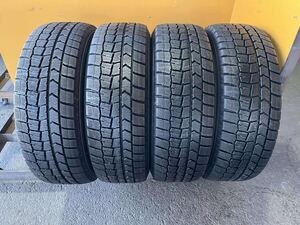 【6252】195/65R15 4本セット冬タイヤバリ山 DUNLOP WINTERMAXX WM02 [2020年]